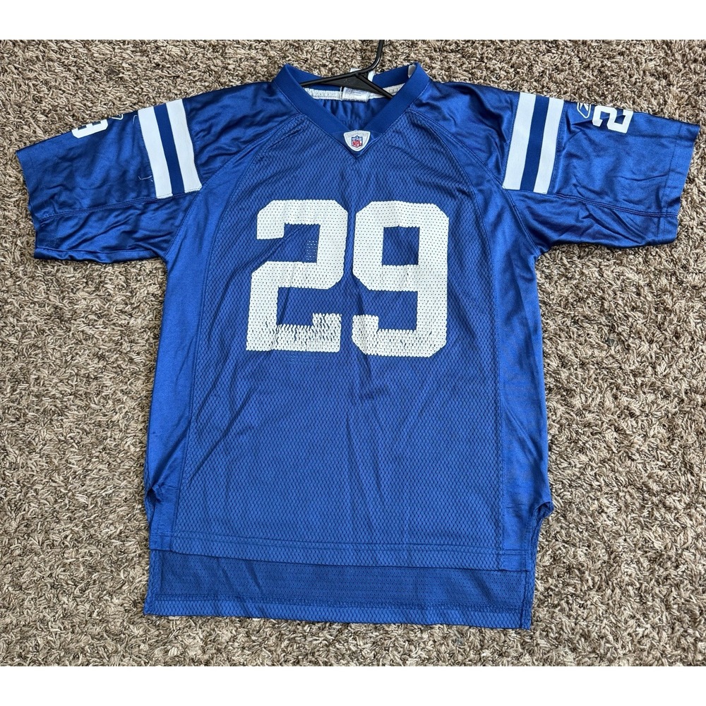 Reebok Blue Joseph Addai Indianapolis Colts #29 Football Jersey Youth Large